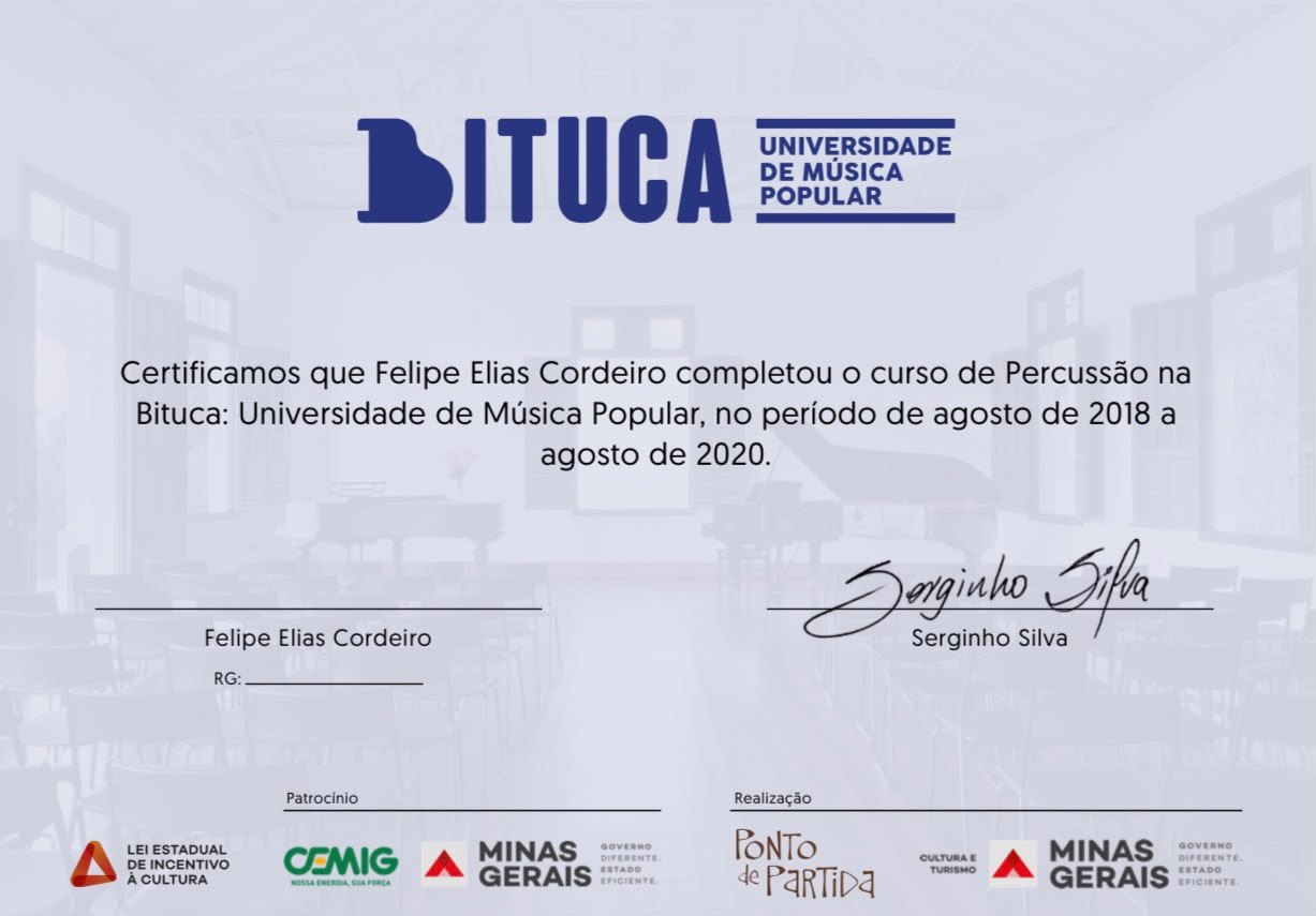 Certificado Bituca